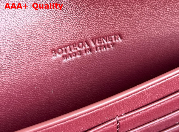 Bottega Veneta Andiamo Clutch in Barolo Intrecciato Leather Replica