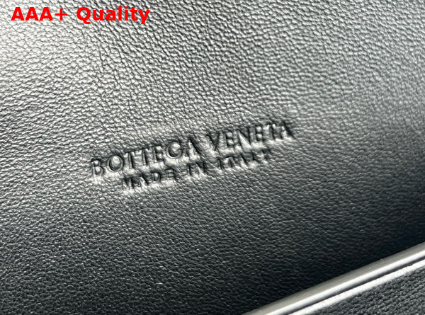 Bottega Veneta Andiamo Clutch in Black Intrecciato Leather Replica