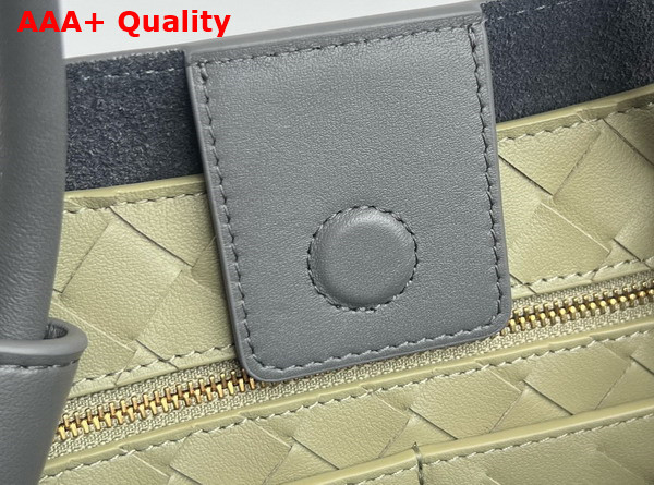 Bottega Veneta Andiamo Top Handle Bag in Silky Calf Leather Lapilli Travertine Replica