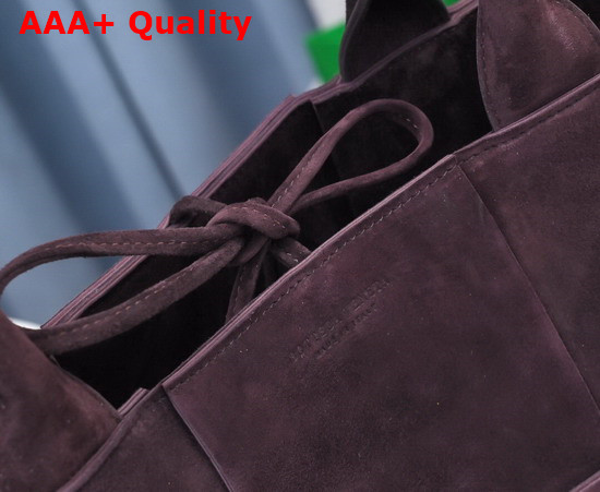 Bottega Veneta Arco Tote in Grape Suede Calfskin Replica