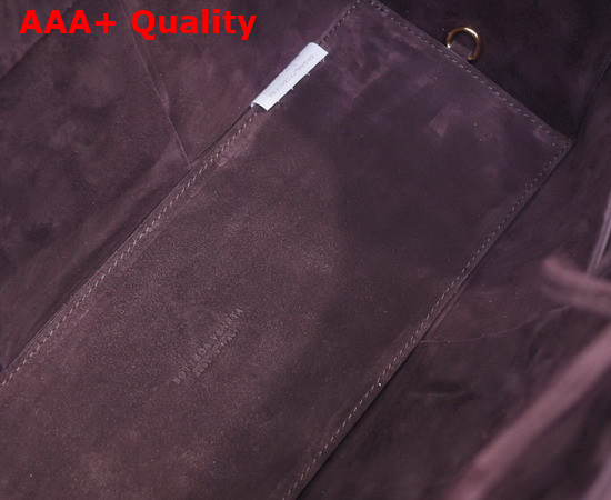 Bottega Veneta Arco Tote in Grape Suede Calfskin Replica