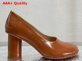 Bottega Veneta Atomic Pump in Brown Sugar Leather Replica