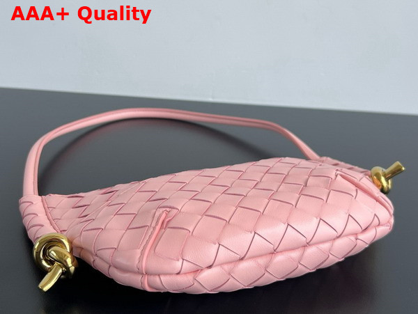 Bottega Veneta Baby Solstice Rose Intrecciato Leather Replica