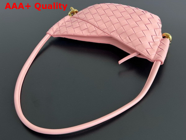 Bottega Veneta Baby Solstice Rose Intrecciato Leather Replica