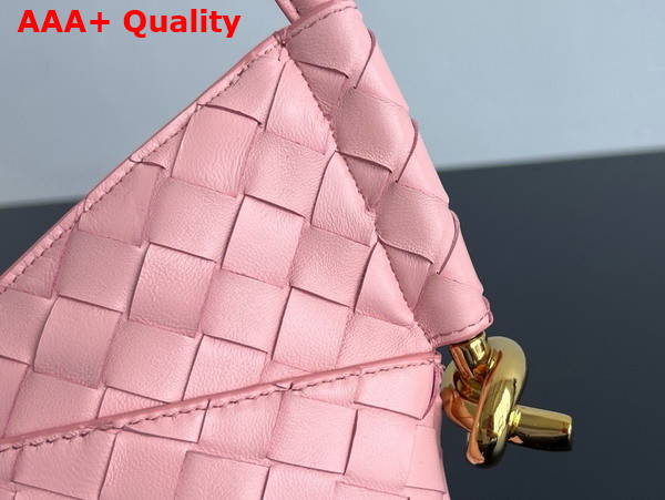 Bottega Veneta Baby Solstice Rose Intrecciato Leather Replica