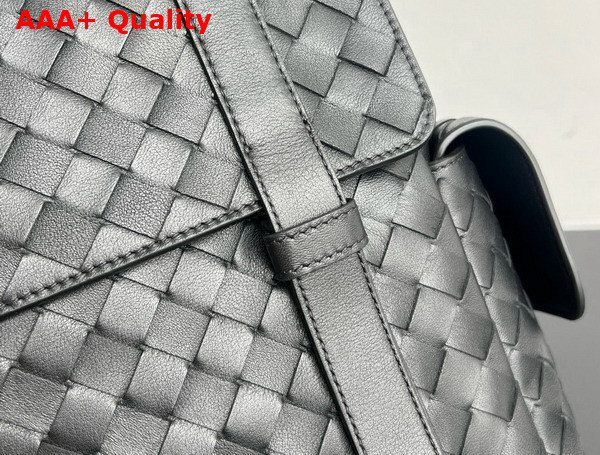 Bottega Veneta Back To School Backpack in Black Intrecciato Leather 805971 Replica
