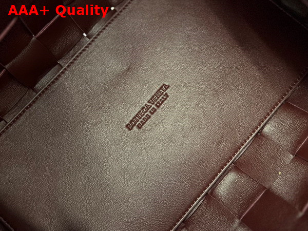Bottega Veneta Bowling Cassette Barolo Intreccio Leather Replica