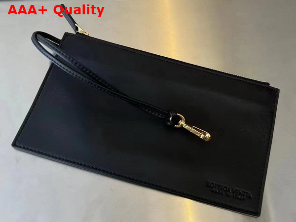Bottega Veneta Bowling Cassette Black Intreccio Leather Replica