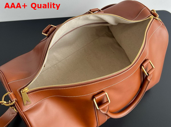 Bottega Veneta Cabin Duffle in Light Wood Calf Leather Replica