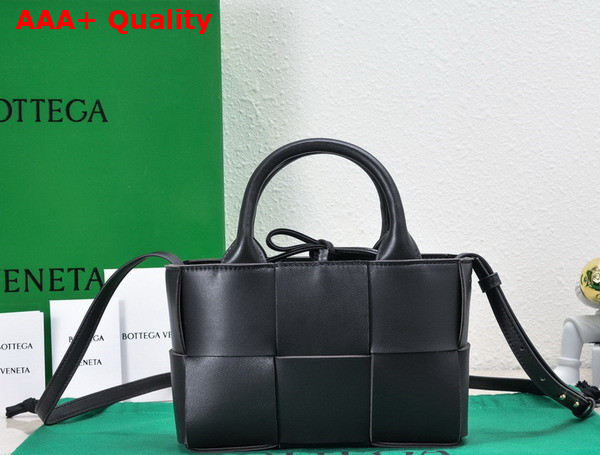 Bottega Veneta Candy Arco Tote Bag in Black Lambskin Replica