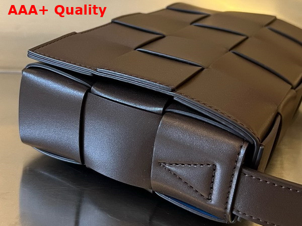 Bottega Veneta Cassette Cross Body Bag in Fondant and Blue Calfskin Replica