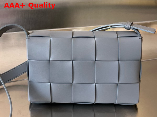 Bottega Veneta Cassette Cross Body Bag in Thunder and Blue Calfskin Replica