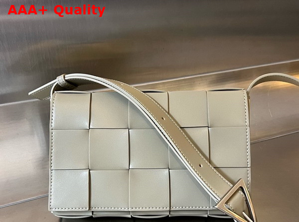 Bottega Veneta Cassette Cross Body Bag in Travertine Calfskin Replica