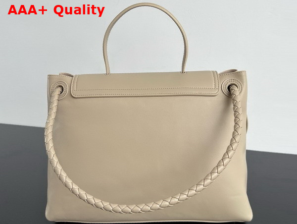 Bottega Veneta Ciao Ciao Top Handle Bag in Ecru Silky Calf Leather Replica