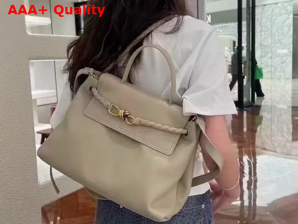 Bottega Veneta Ciao Ciao Top Handle Bag in Ecru Silky Calf Leather Replica