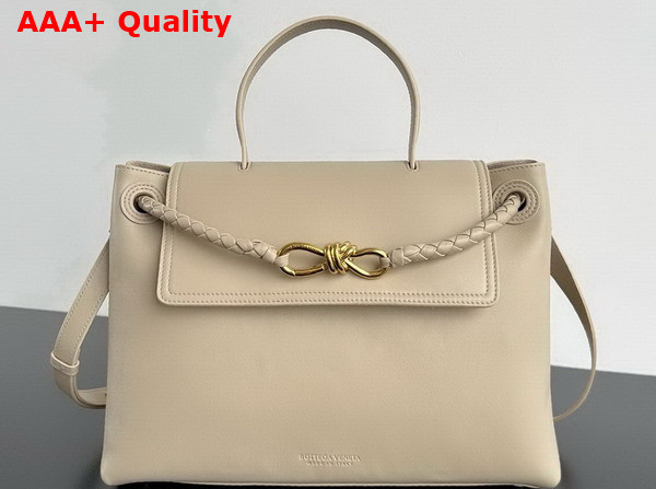 Bottega Veneta Ciao Ciao Top Handle Bag in Ecru Silky Calf Leather Replica