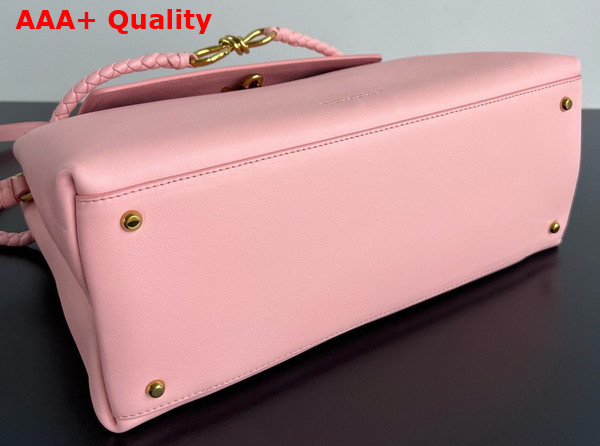 Bottega Veneta Ciao Ciao Top Handle Bag in Rose Silky Calf Leather Replica