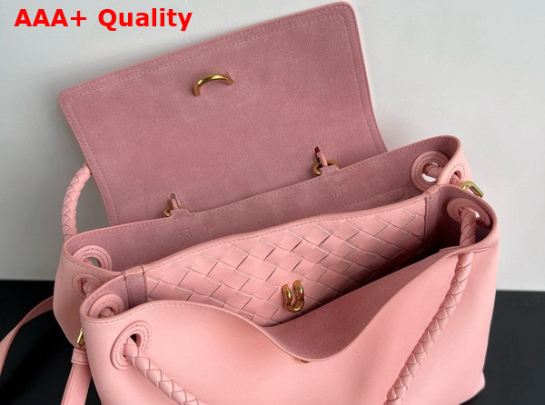 Bottega Veneta Ciao Ciao Top Handle Bag in Rose Silky Calf Leather Replica