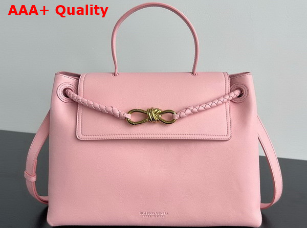 Bottega Veneta Ciao Ciao Top Handle Bag in Rose Silky Calf Leather Replica