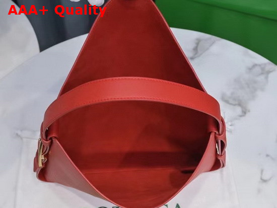 Bottega Veneta Cradle in Dark Red Calfskin Replica