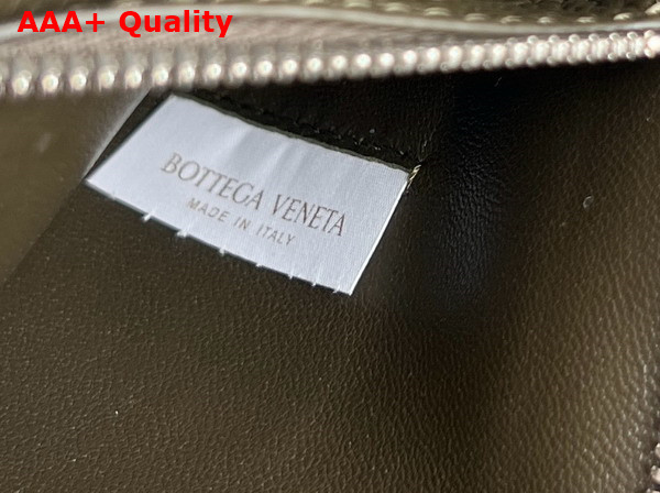Bottega Veneta Diago Crossbody Bag in Dark Green Grained Intreccio Leather Replica
