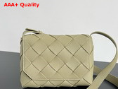Bottega Veneta Diago Crossbody Bag in Travertine Grained Intreccio Leather Replica
