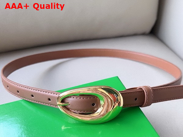 Bottega Veneta Drop Belt in Tan Leather Replica