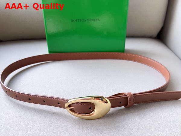 Bottega Veneta Drop Belt in Tan Leather Replica