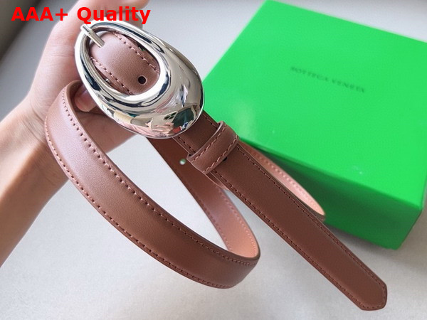 Bottega Veneta Drop Belt in Tan Leather Replica