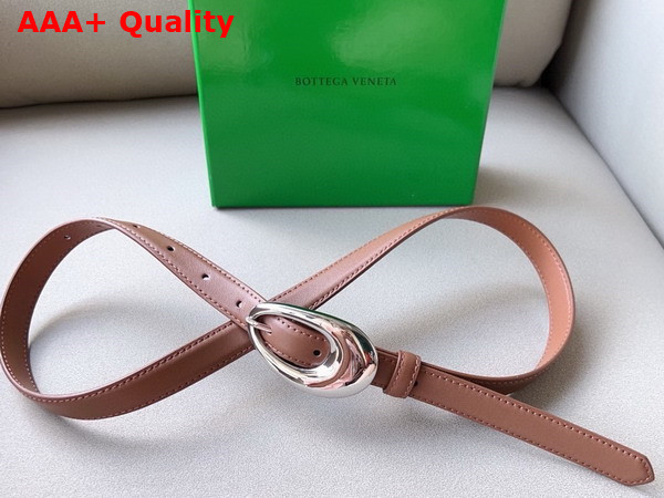 Bottega Veneta Drop Belt in Tan Leather Replica