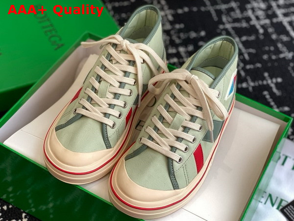 Bottega Veneta Eliot Sneaker White Jade Aloe 827556 Replica