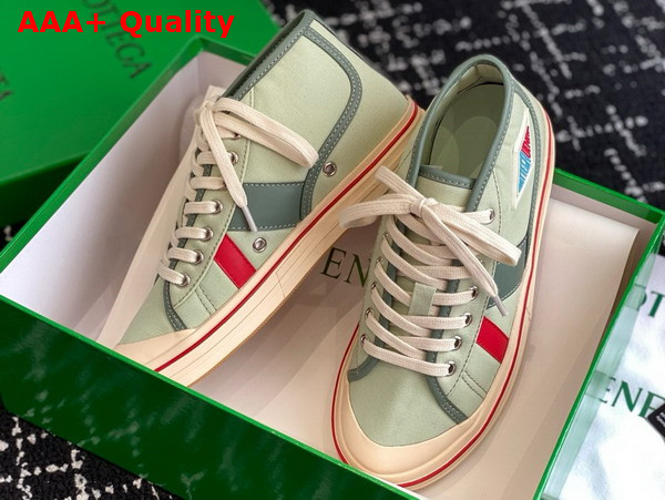 Bottega Veneta Eliot Sneaker White Jade Aloe 827556 Replica