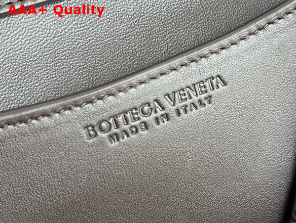 Bottega Veneta Knot Lock Cross Body Bag in Fondant Intrecciato Leather Replica