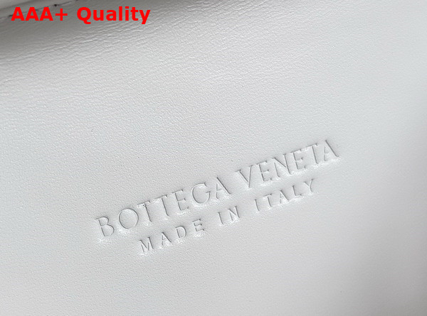 Bottega Veneta Knot On Strap White Padded Intreccio Leather Replica