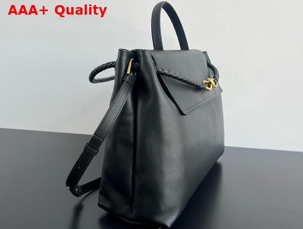 Bottega Veneta Large Ciao Ciao Black Silky Calf Leather Replica
