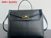 Bottega Veneta Large Ciao Ciao Black Silky Calf Leather Replica