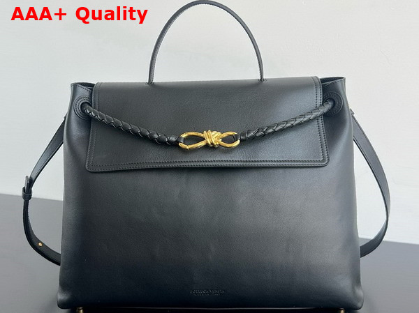 Bottega Veneta Large Ciao Ciao Black Silky Calf Leather Replica