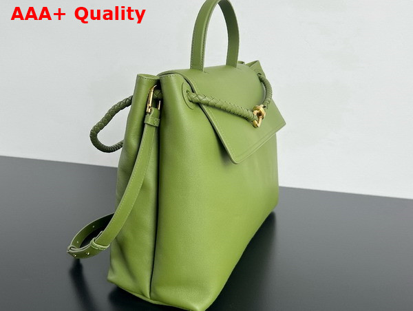 Bottega Veneta Large Ciao Ciao Matcha Silky Calf Leather Replica
