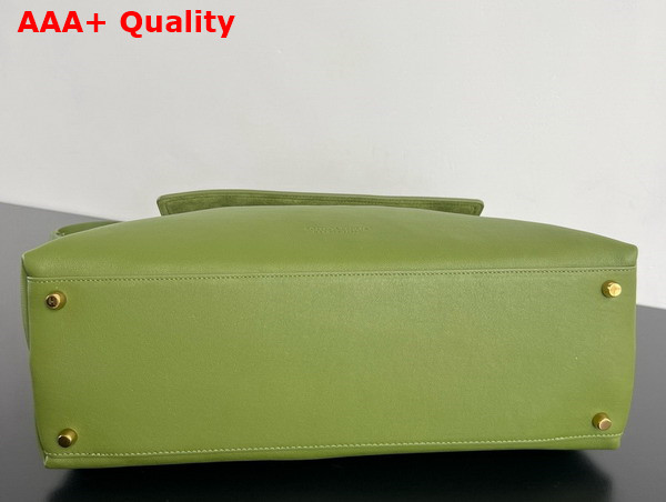 Bottega Veneta Large Ciao Ciao Matcha Silky Calf Leather Replica