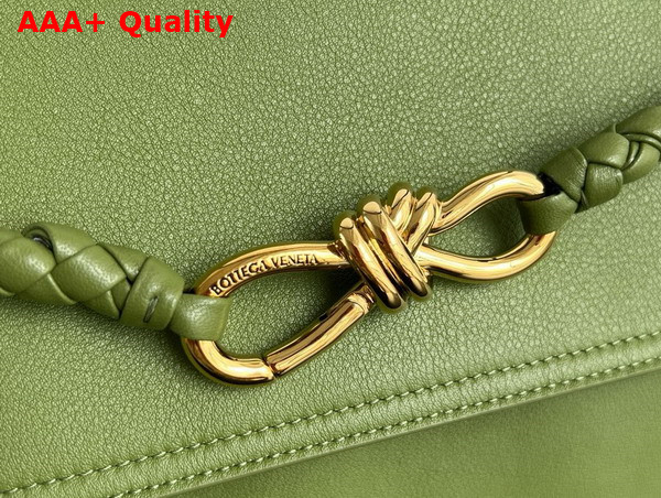 Bottega Veneta Large Ciao Ciao Matcha Silky Calf Leather Replica
