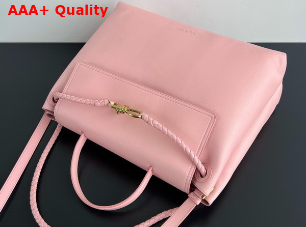 Bottega Veneta Large Ciao Ciao Top Handle Bag in Rose Silky Calf Leather Replica