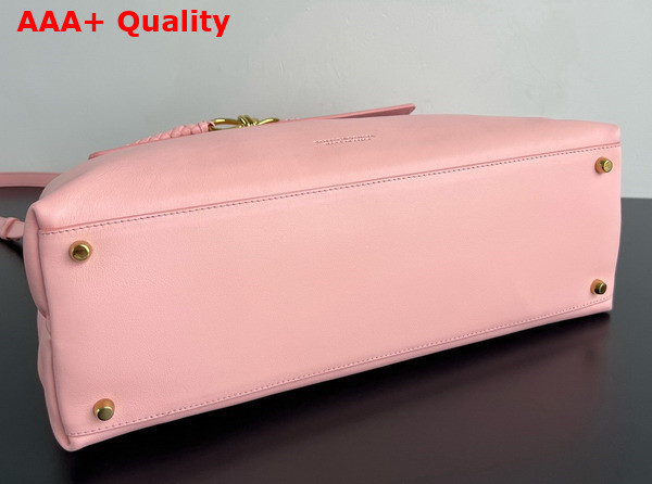 Bottega Veneta Large Ciao Ciao Top Handle Bag in Rose Silky Calf Leather Replica
