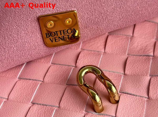 Bottega Veneta Large Ciao Ciao Top Handle Bag in Rose Silky Calf Leather Replica