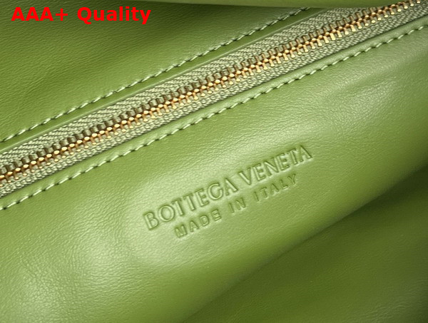 Bottega Veneta Large Hop Bag in Matcha Intrecciato Calf Leather Replica