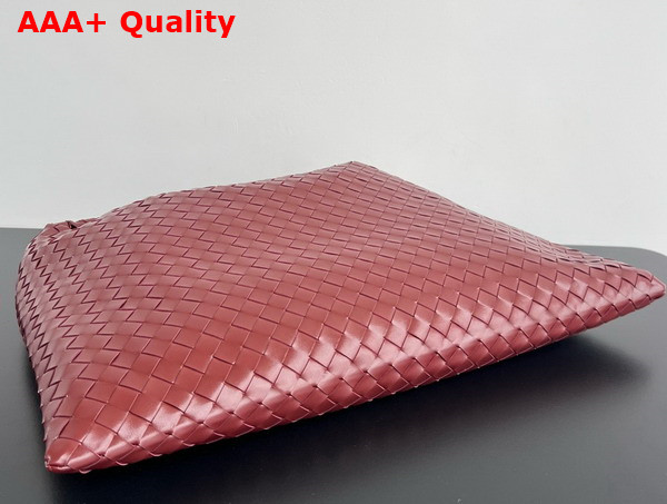 Bottega Veneta Large Hop Bag in Sapele Intrecciato Calf Leather Replica