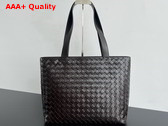 Bottega Veneta Large Intrecciato Zipped Tote Fondant 786666 Replica
