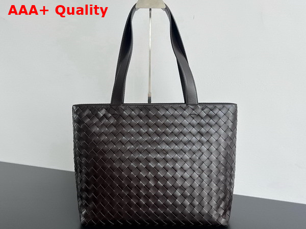 Bottega Veneta Large Intrecciato Zipped Tote Fondant 786666 Replica