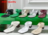 Bottega Veneta Marella Thong Sandal in Leather with Signature Intrecciato Insole Replica