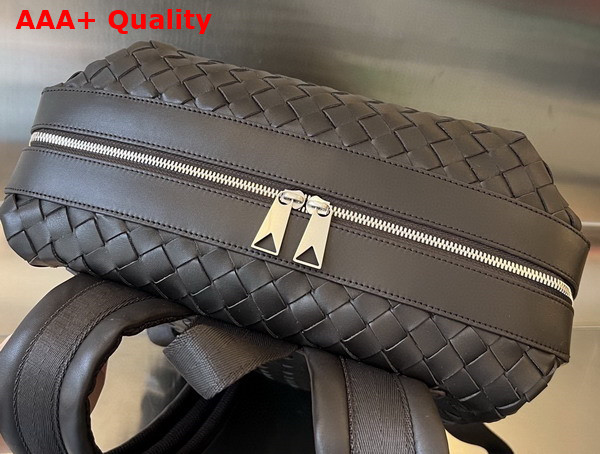 Bottega Veneta Medium Intrecciato Leather Backpack in Fondant Replica