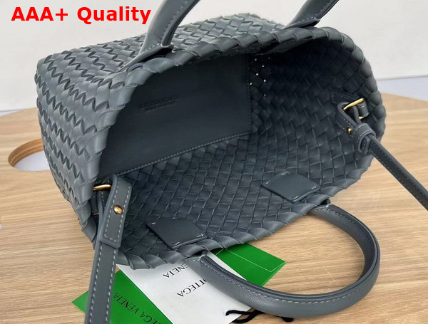 Bottega Veneta Mini Cabat Thunder Lamb Skin Replica